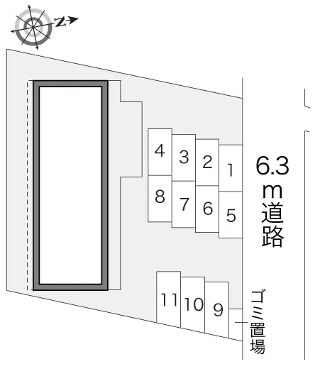 ★手数料０円★松山市須賀町　月極駐車場（LP）